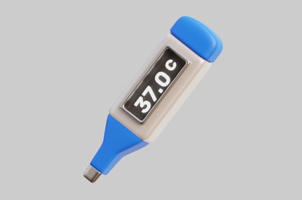 Preview: Digital thermometer with celsius display