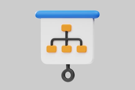 Preview: Organization chart presentation board