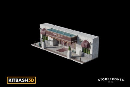 Kitbash: Storefronts - Park Lane Hotel