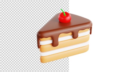 Preview: Cake Slice Sweet Dessert Treat