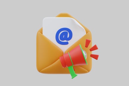 Preview: Email marketing announcement icon