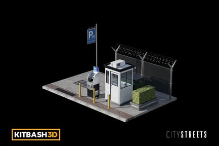 Preview: Kitbash: City Streets - Parking Pay Station